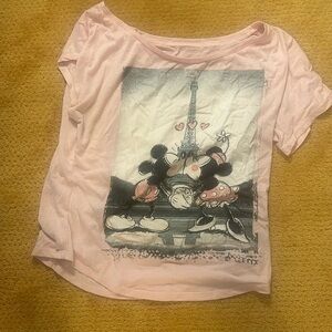 Disney Minnie and Mickey Mouse Paris Pink M